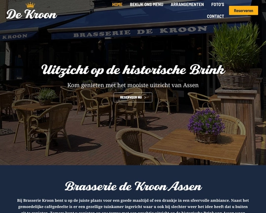 Brasserie de Kroon Assen Logo