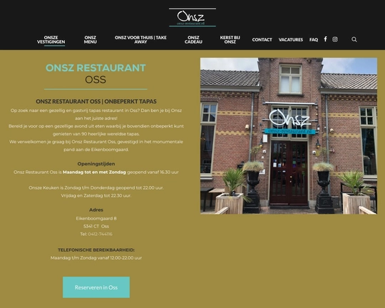 Onsz Restaurant Oss Logo