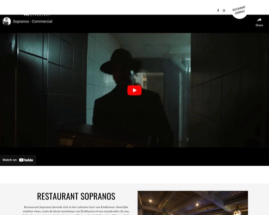 Restaurant Sopranos Logo